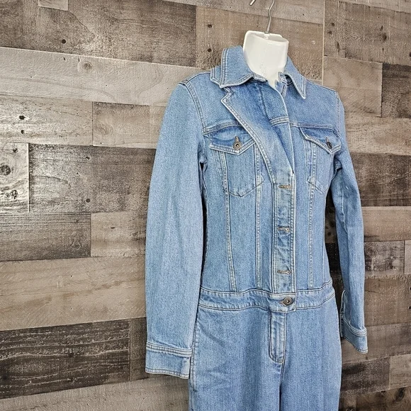 Host PICK ๐๐ STELLA MCCARTNEY Kathy faded denim jumpsuit | 40 - Picture 6 of 16